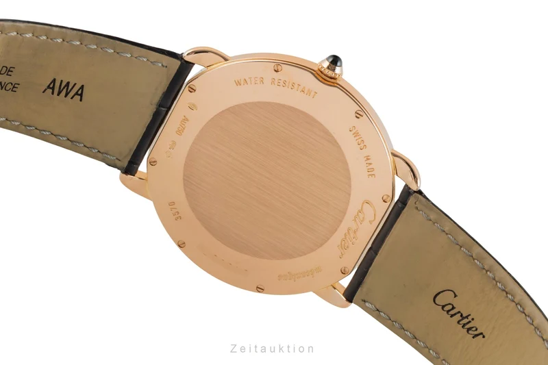 Cartier Ronde Louis 18 ct gold manual winding men's watch W6801004 [2602777]