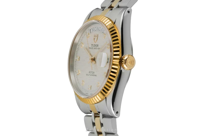 Tudor Date-Day steel / gold automatic men's watch 76213 [2602875]