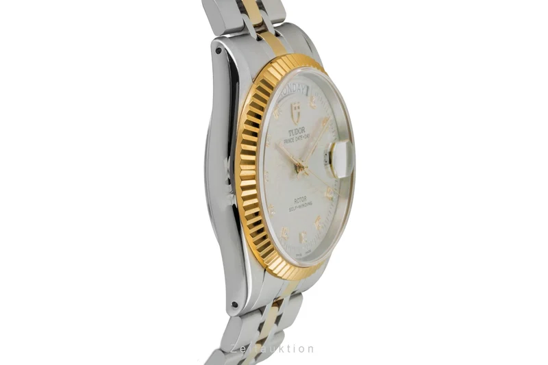 Tudor Date-Day steel / gold automatic men's watch 76213 [2602875]