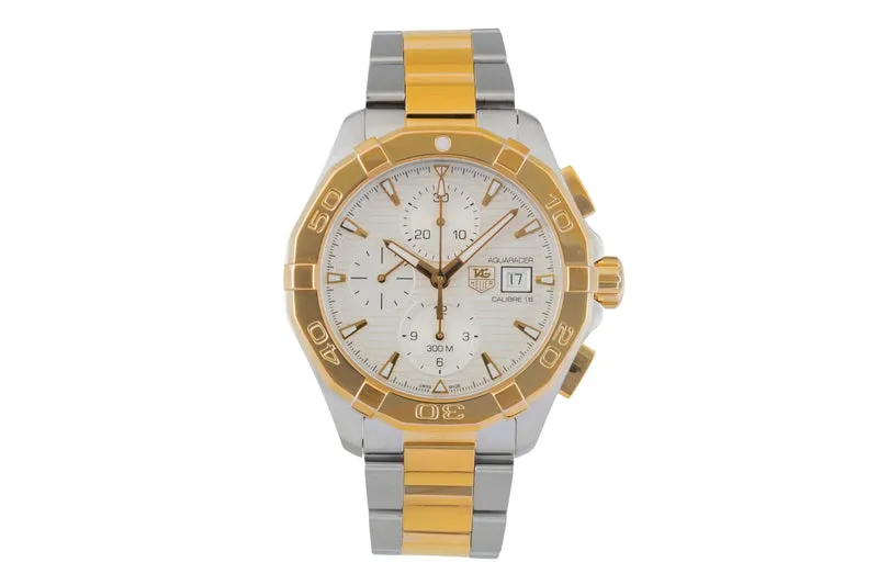 Tag Heuer Aquaracer chronograph gilt / steel automatic men's watch CAP2121.BB0923 [2602660]