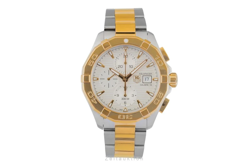 Tag Heuer Aquaracer chronograph gilt / steel automatic men's watch CAP2121.BB0923 [2602660]