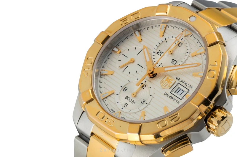 Tag Heuer Aquaracer chronograph gilt / steel automatic men's watch CAP2121.BB0923 [2602660]