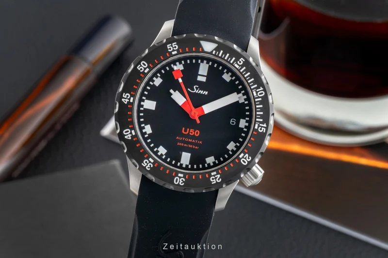 Sinn U50 SDR steel automatic men's watch 1050.040 LP: 2650EUR [2603228]