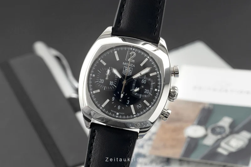 Tag Heuer Monza chronograph steel automatic men's watch CR2113-0 [2600351]
