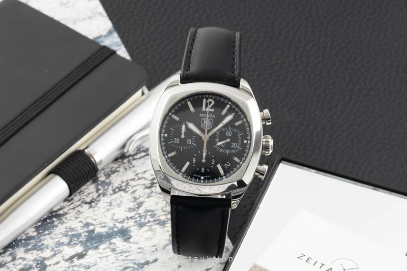 Tag Heuer Monza chronograph steel automatic men's watch CR2113-0 [2600351]