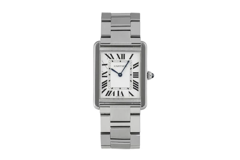 Cartier Tank steel quartz men's watch W5200014 [2602980]