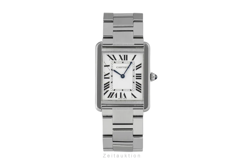 Cartier Tank steel quartz men's watch W5200014 [2602980]