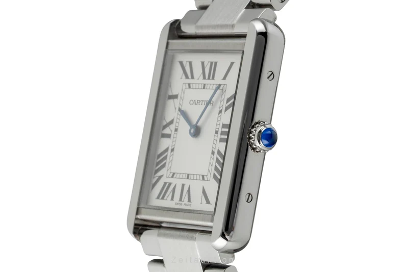 Cartier Tank steel quartz men's watch W5200014 [2602980]