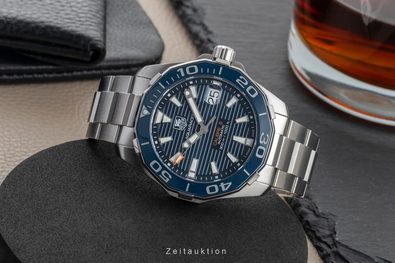 Tag Heuer Aquaracer steel automatic men's watch WAY211C.BA0928 [2602236]