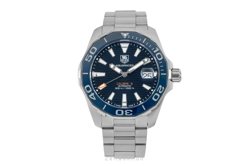Tag Heuer Aquaracer steel automatic men's watch WAY211C.BA0928 [2602236]
