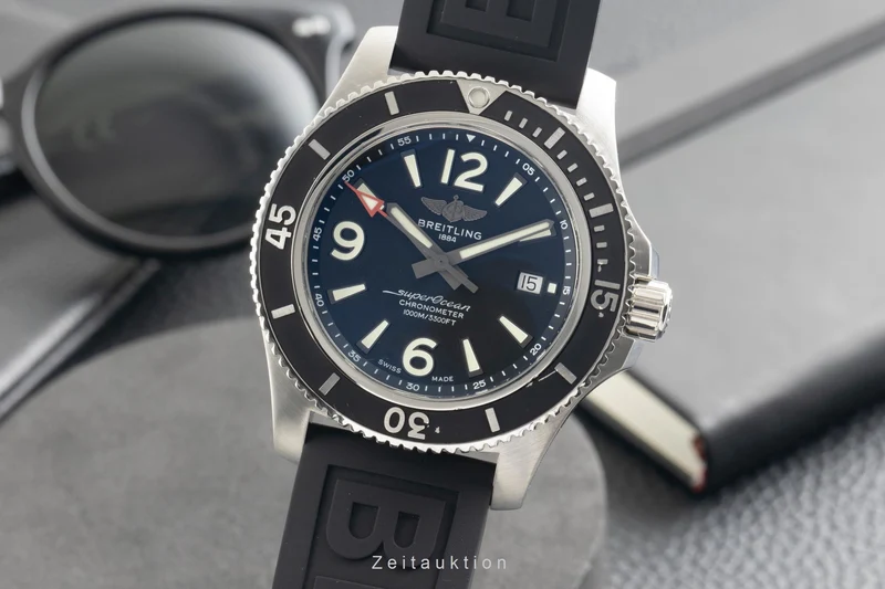 Breitling Superocean steel automatic men's watch A17367D71B1A1 [2602707]