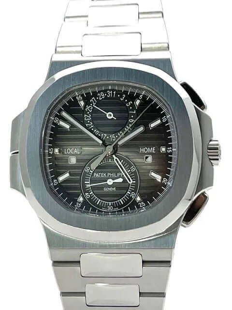 Patek Philippe Nautilus 5990/1A-001 Travel Time aus 2020 D-Papiere
