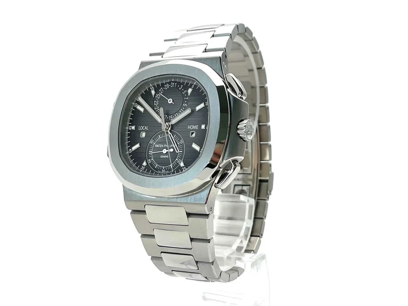 Patek Philippe Nautilus 5990/1A-001 Travel Time aus 2020 D-Papiere