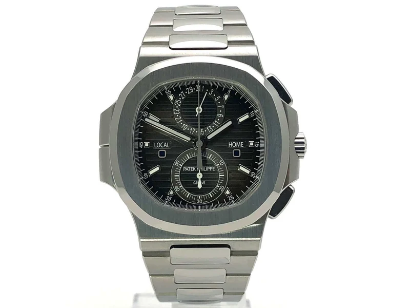 Patek Philippe Nautilus 5990/1A-001 Travel Time aus 2018 D-Papiere