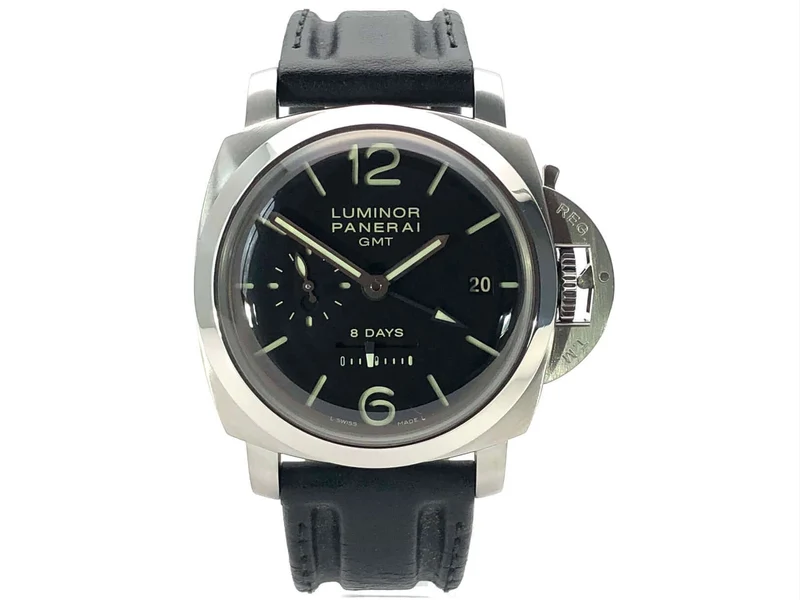 Panerai Luminor 1950 8 Days GMT PAM00233 aus 2008 D-Papiere