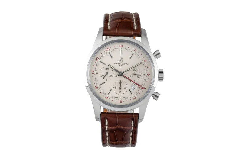 Breitling Transocean steel automatic men's watch AB045112/G772 Limited [2603061]