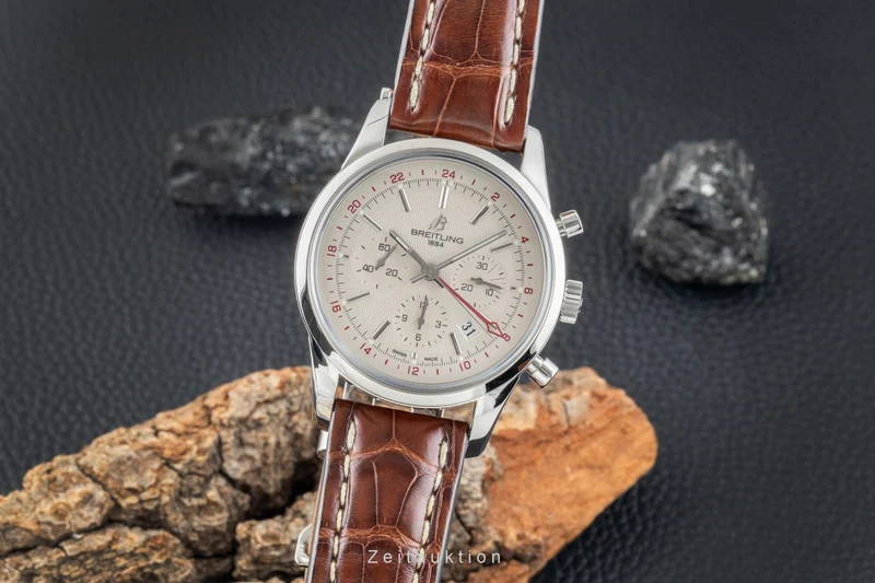 Breitling Transocean steel automatic men's watch AB045112/G772 Limited [2603061]