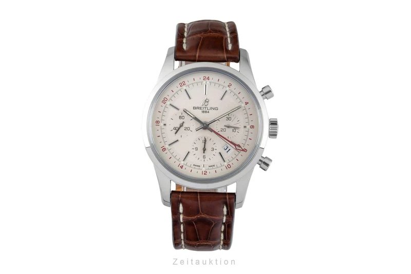 Breitling Transocean steel automatic men's watch AB045112/G772 Limited [2603061]