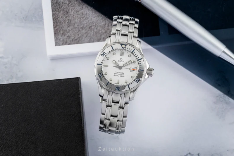 Omega Seamaster steel quartz women's watch 2582.20.00, 796.1523 [2602747]
