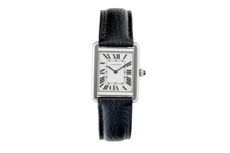 Cartier Tank steel quartz women's watch WSTA0030 [2603131]