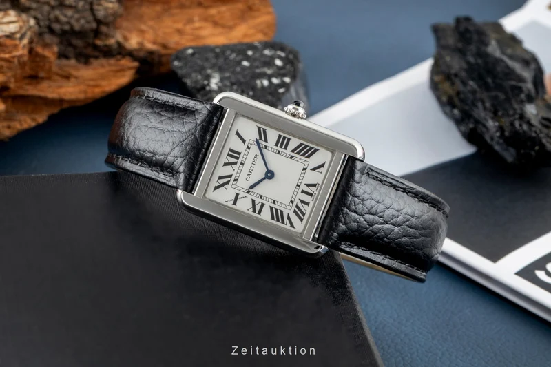 Cartier Tank steel quartz women's watch WSTA0030 [2603131]