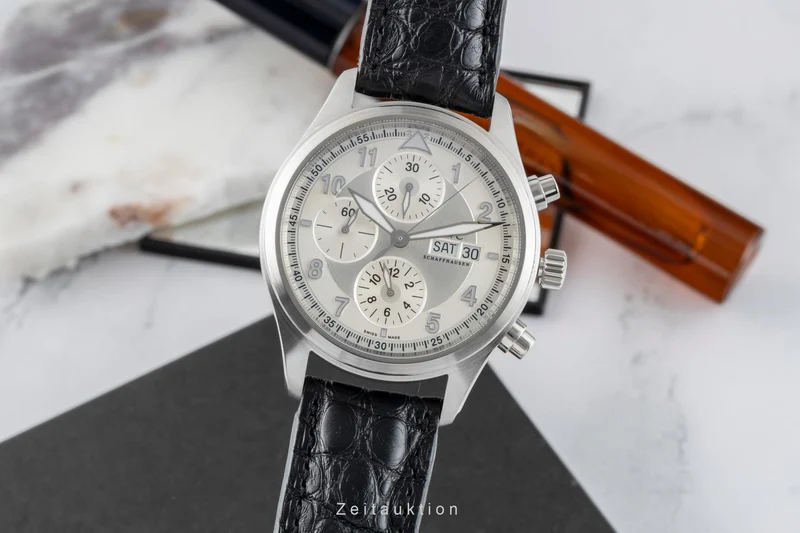 IWC Fliegerchronograph chronograph steel automatic men's watch IW371702 [2602953]
