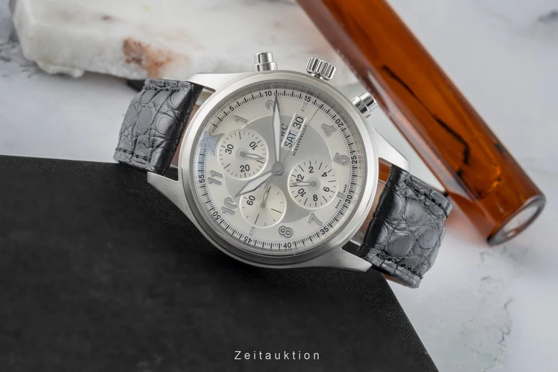 IWC Fliegerchronograph chronograph steel automatic men's watch IW371702 [2602953]