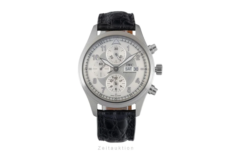 IWC Fliegerchronograph chronograph steel automatic men's watch IW371702 [2602953]