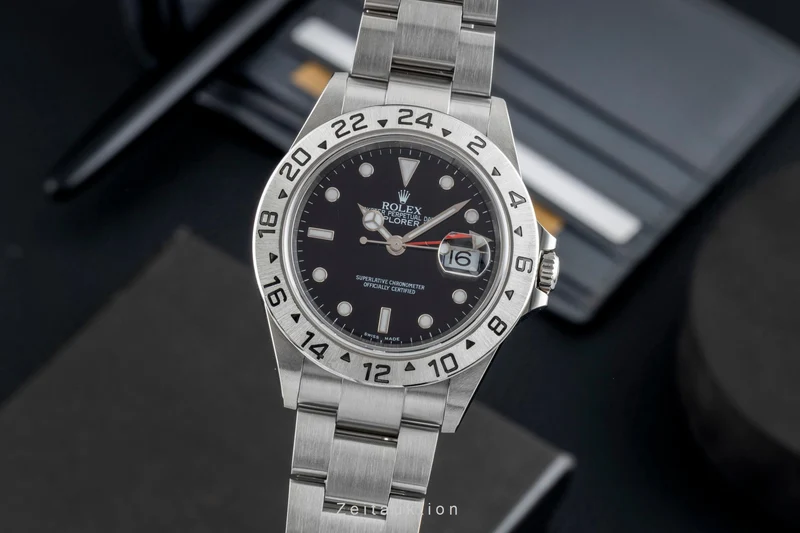 Rolex Explorer II steel automatic men's watch 16570 [2603205]