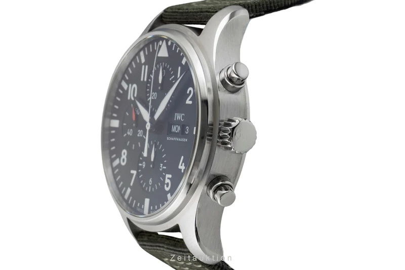 IWC Fliegerchronograph chronograph steel automatic men's watch IW377709 [2603007]