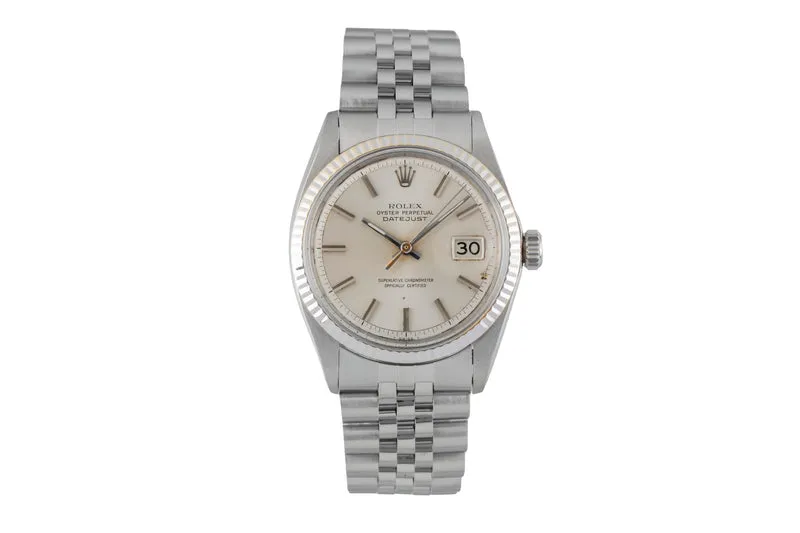 Rolex Datejust steel / white gold automatic men's watch 1601 Vintage [2602915]