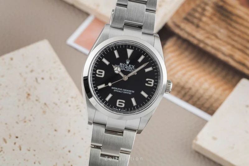Rolex Explorer steel automatic men's watch M124270-0001 [2603167]