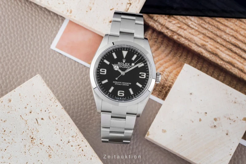 Rolex Explorer steel automatic men's watch M124270-0001 [2603167]