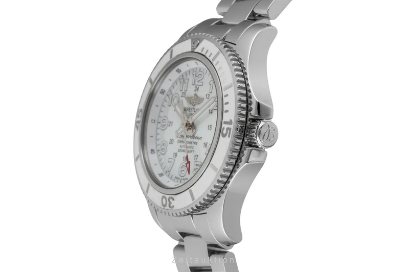 Breitling Superocean steel automatic women's watch A17312D21A1A1 [2602796]