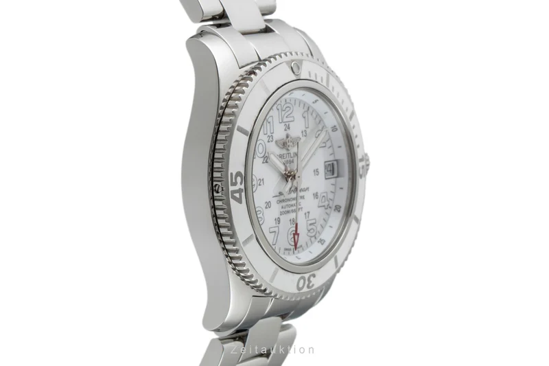 Breitling Superocean steel automatic women's watch A17312D21A1A1 [2602796]