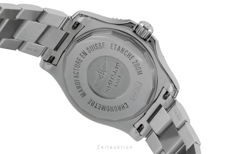 Breitling Superocean steel automatic women's watch A17312D21A1A1 [2602796]