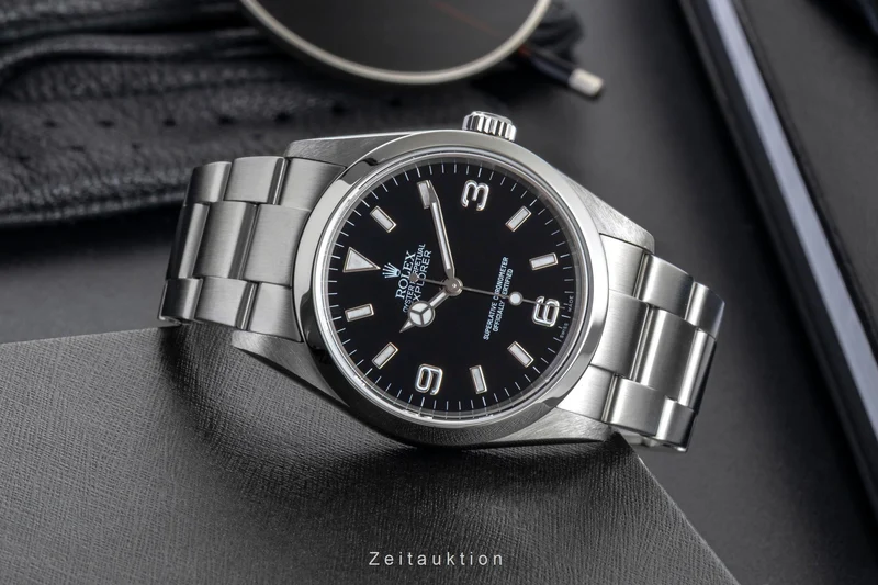 Rolex Explorer steel automatic men's watch 114270 [2603083]