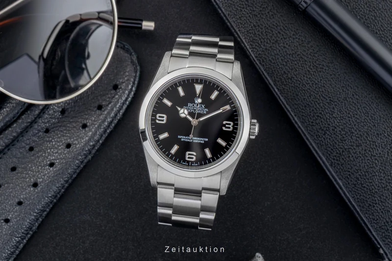 Rolex Explorer steel automatic men's watch 114270 [2603083]