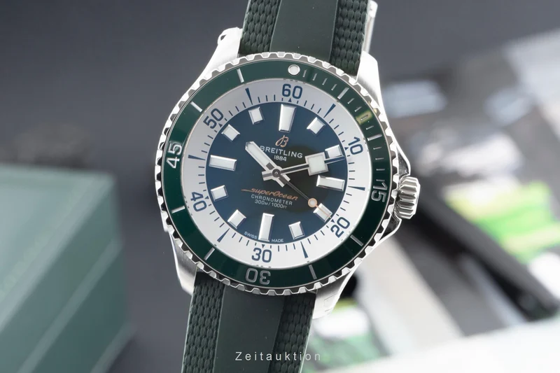 Breitling Superocean steel automatic men's watch A17376A31L1S1 LP: 5450EUR [2602926]