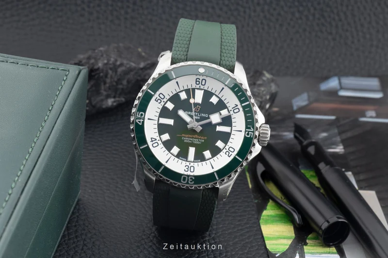 Breitling Superocean steel automatic men's watch A17376A31L1S1 LP: 5450EUR [2602926]
