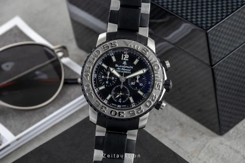 Blancpain Air Command chronograph steel automatic men's watch 2285F-6530-66 [2602887]