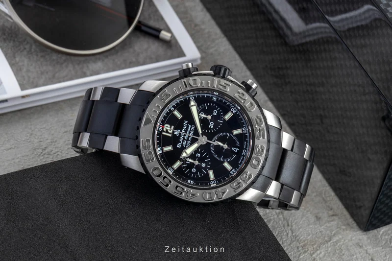 Blancpain Air Command chronograph steel automatic men's watch 2285F-6530-66 [2602887]
