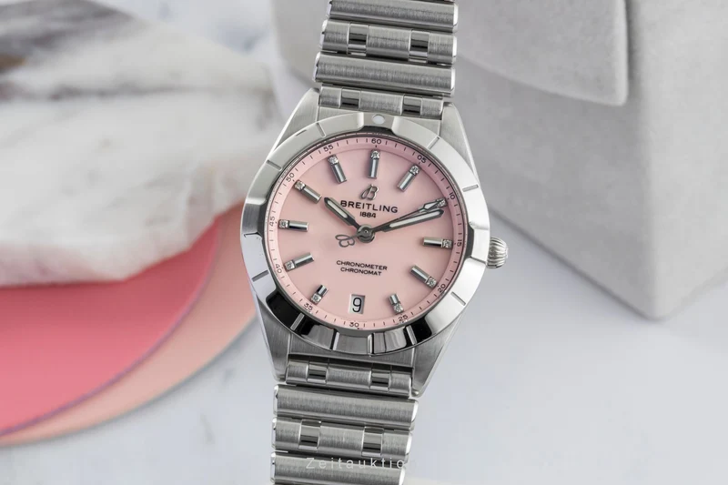 Breitling Chronomat steel quartz women's watch A77310101K1A1 [2603010]