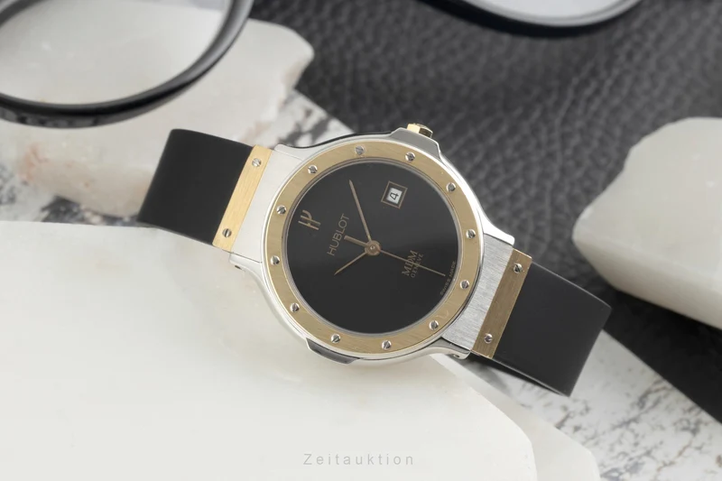 Hublot MDM steel / gold quartz women's watch 139.10.2 [2601843]