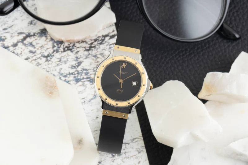 Hublot MDM steel / gold quartz women's watch 139.10.2 [2601843]