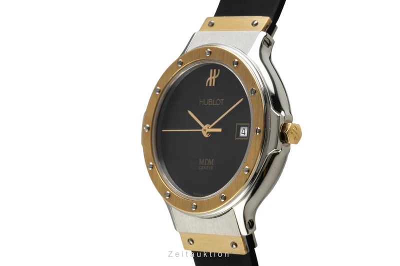 Hublot MDM steel / gold quartz women's watch 139.10.2 [2601843]