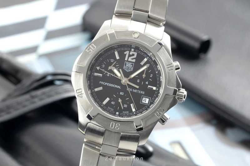 Tag Heuer Professional chronograph steel quartz men's watch CN1110 [2603048]