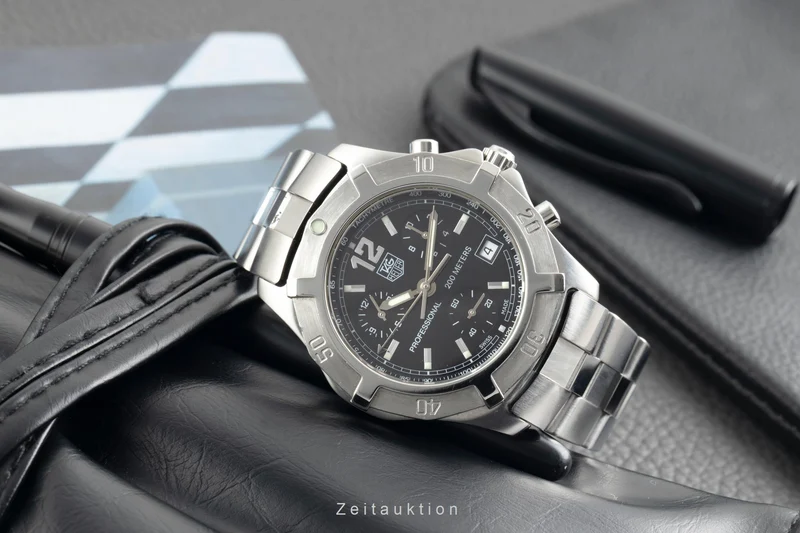 Tag Heuer Professional chronograph steel quartz men's watch CN1110 [2603048]