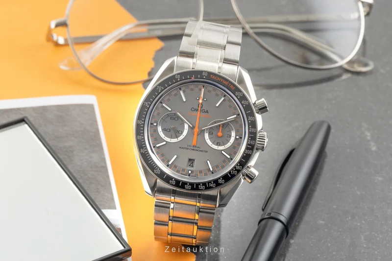 Omega Speedmaster chronograph steel automatic men's watch 329.30.44.51.06.001 LP: 10400EUR [2603142]