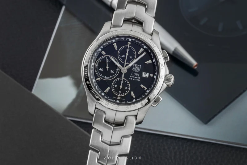 Tag Heuer Link chronograph steel automatic men's watch CJF2110.BA0594 [2602896]